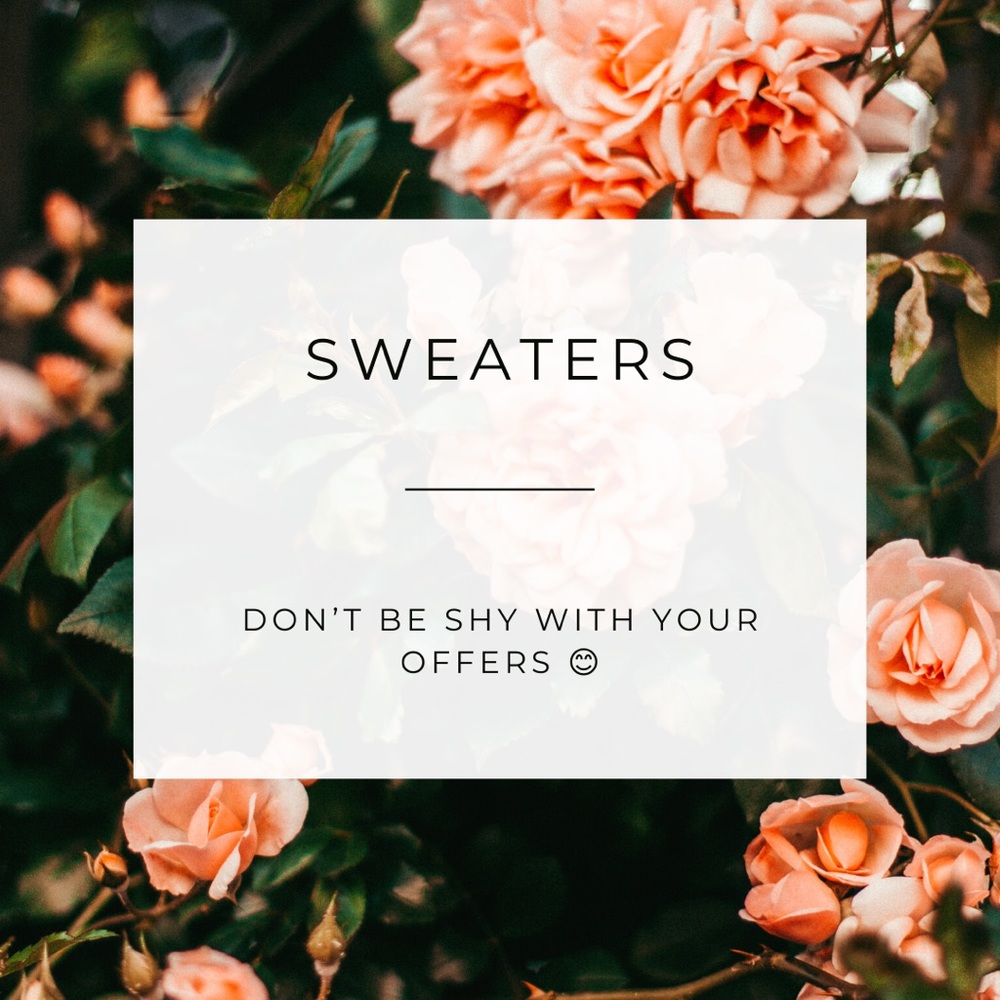 Sweaters!